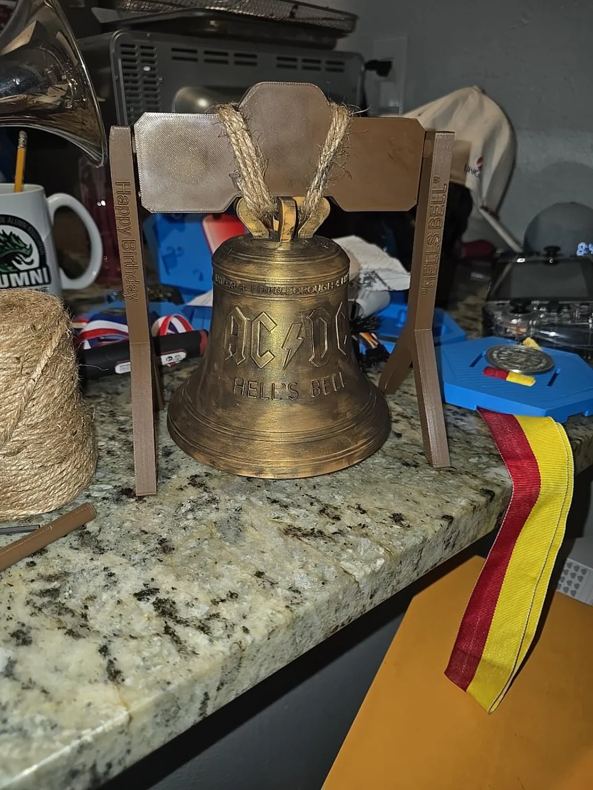 3D-printed AC/DC Hell's Bell