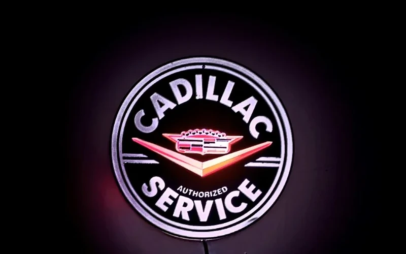 3D-printed Cadillac Service light