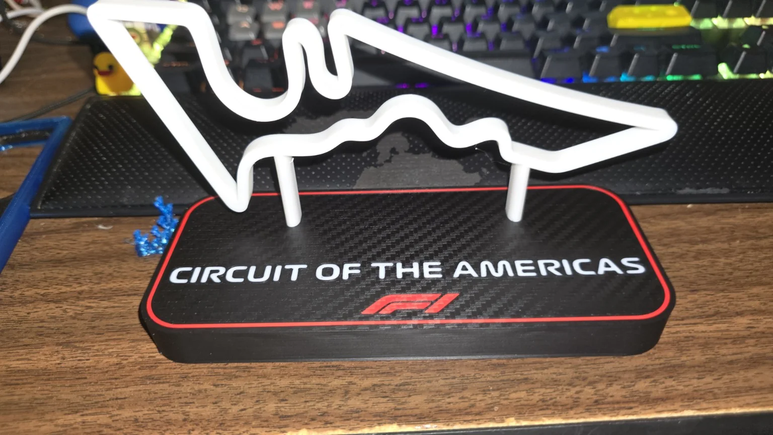 3D-printed COTA track display