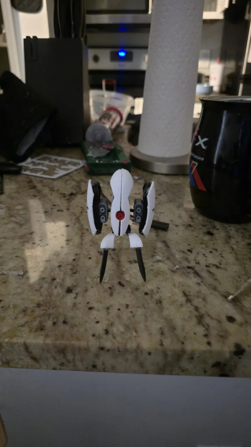 3D-printed Portal turret