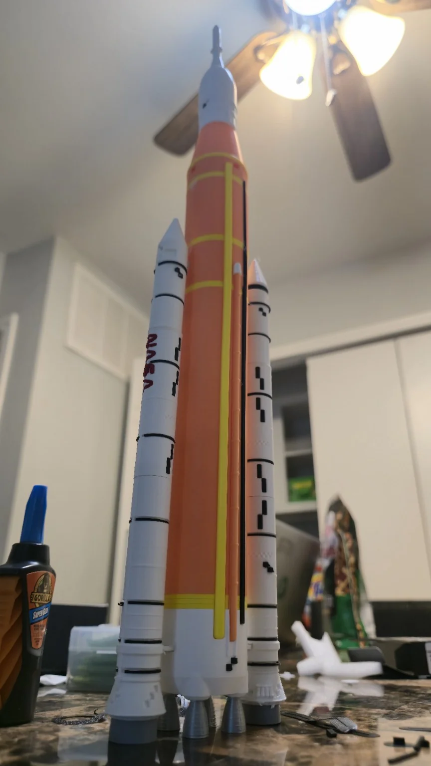 3D-printed NASA SLS rocket